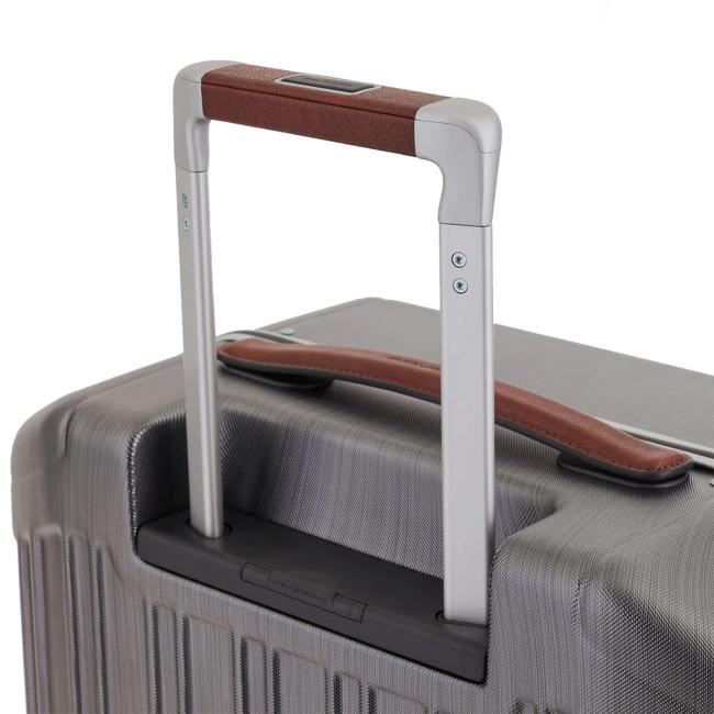Piquadro Trolley Cabina Rigido Ultra Slim PQLM Nero Cuoio - 4