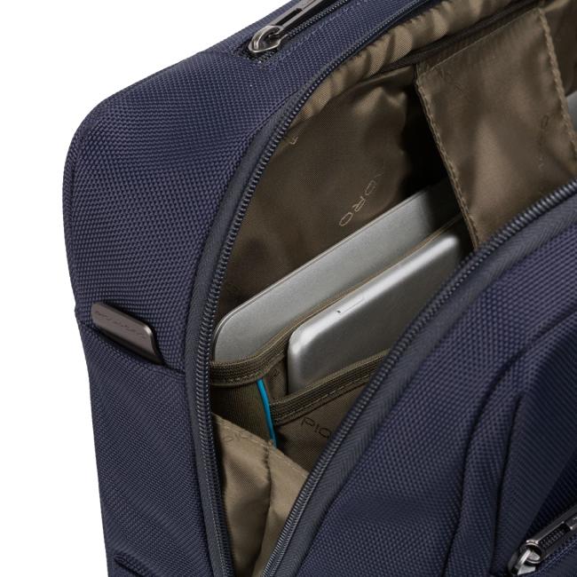 Piquadro Cartellla Trolley Porta PC Brief 15.6 Blu - 6