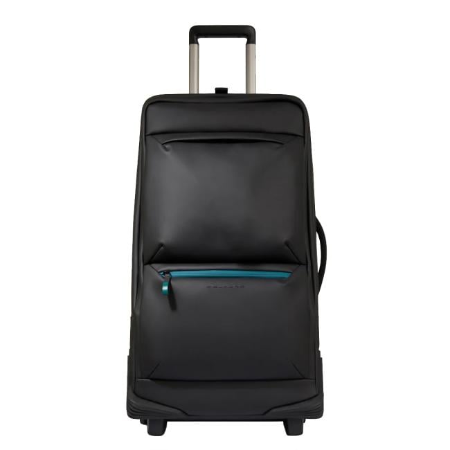 Piquadro Borsone Trolley Medio Corner 68 cm Nero - 1
