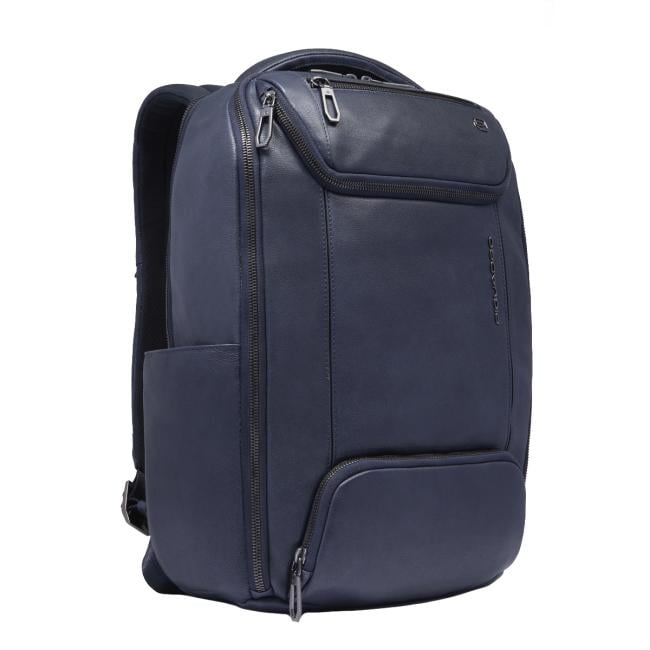 Piquadro Zaino Cronus Porta PC 14" Blu - 2