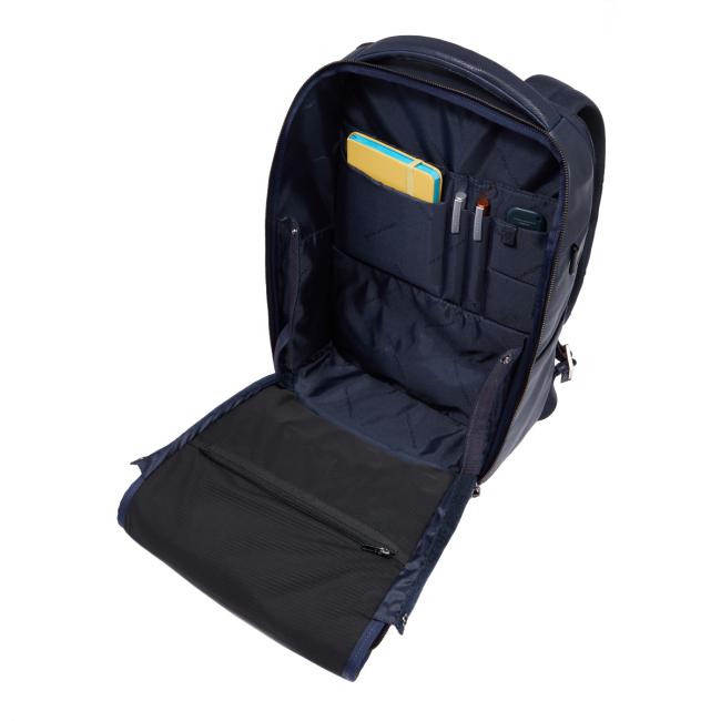 Piquadro Zaino Cronus Porta PC 14" Blu - 4