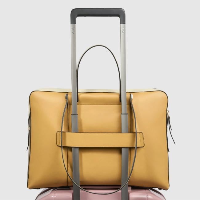 Piquadro Cartella Circle Porta PC 15.6" Giallo Beige - 3