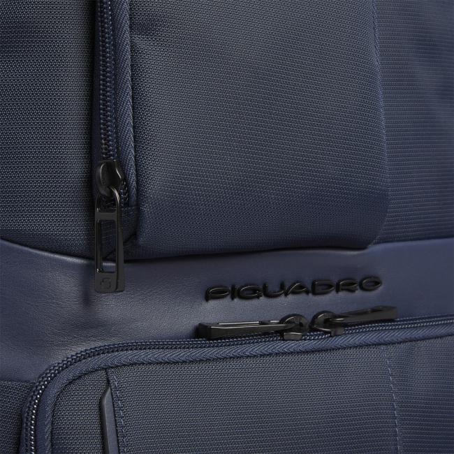 Piquadro Zaino da viaggio Porta PC 14" Blu - 4