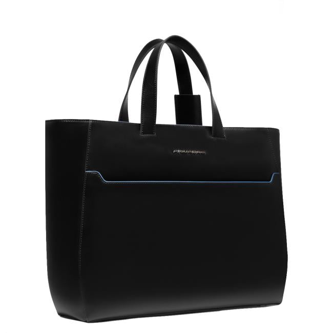 Piquadro Shopping Bag Blue Square Porta PC 15.6" Nero - 2