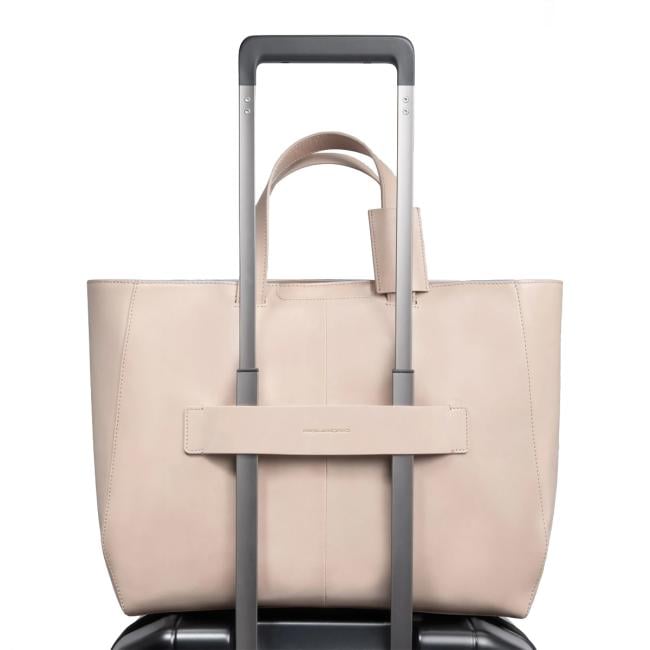 Piquadro Shopping Bag Blue Square Porta PC 15.6" Rosa2 - 3