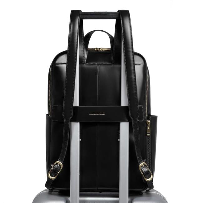 Piquadro Zainetto Blue Square Porta PC 14" Nero - 3