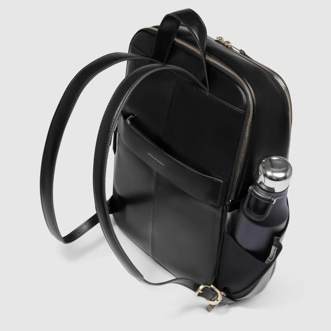 Piquadro Zainetto Blue Square Porta PC 14" Nero - 6