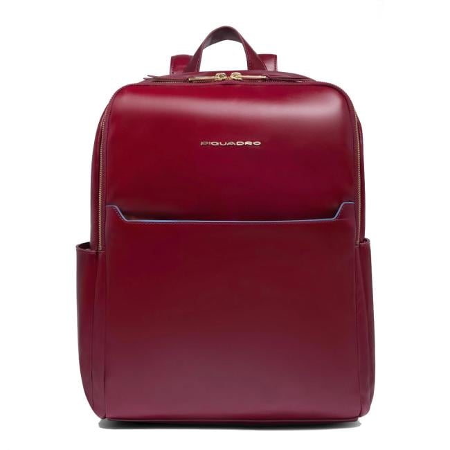 Piquadro Zainetto Blue Square Porta PC 14" Rosso - 1