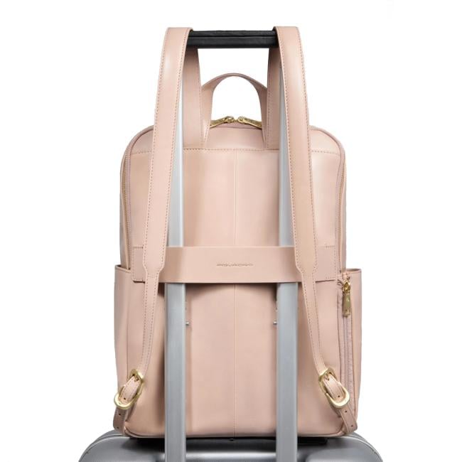 Piquadro Zainetto Blue Square Porta PC 14" Rosa2 - 3