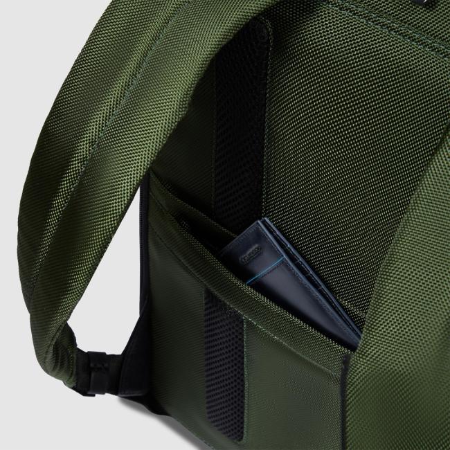 Piquadro Zaino Fast-Check Porta PC Brief 2 15".6 in tessuto riciclato - 5