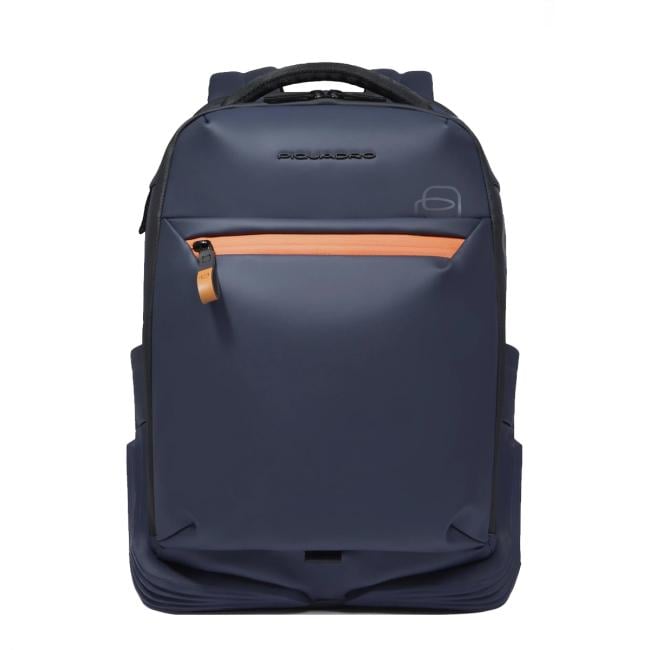 Piquadro Zaino Porta PC 14" Corner 2.0 Blu - 1