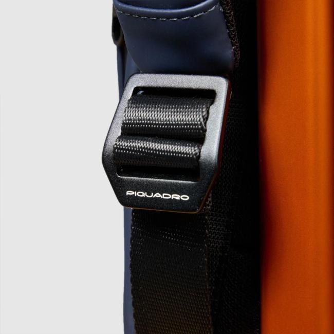 Piquadro Zaino Porta PC 14" Corner 2.0 Blu - 8