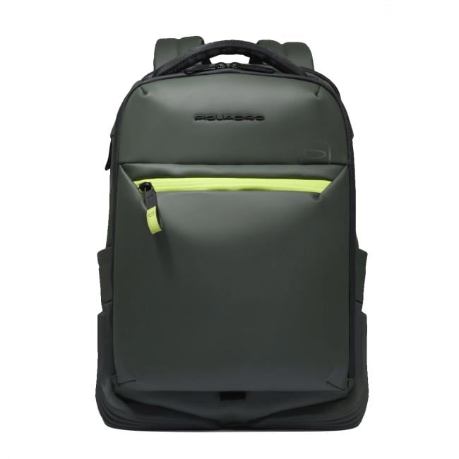 Piquadro Zaino Porta PC 14" Corner 2.0 Verde - 1