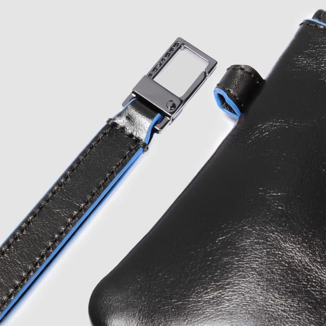 Piquadro Pochette da polso Blue Square Nero 