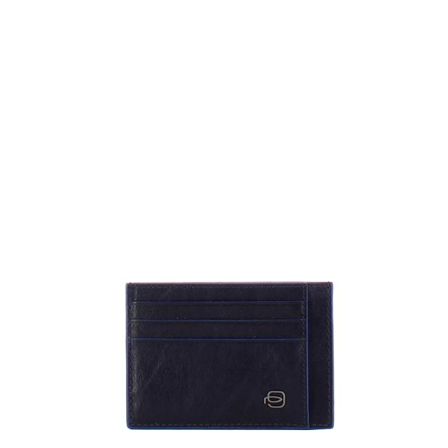 Piquadro Bustina Porta Carte Blu - 1