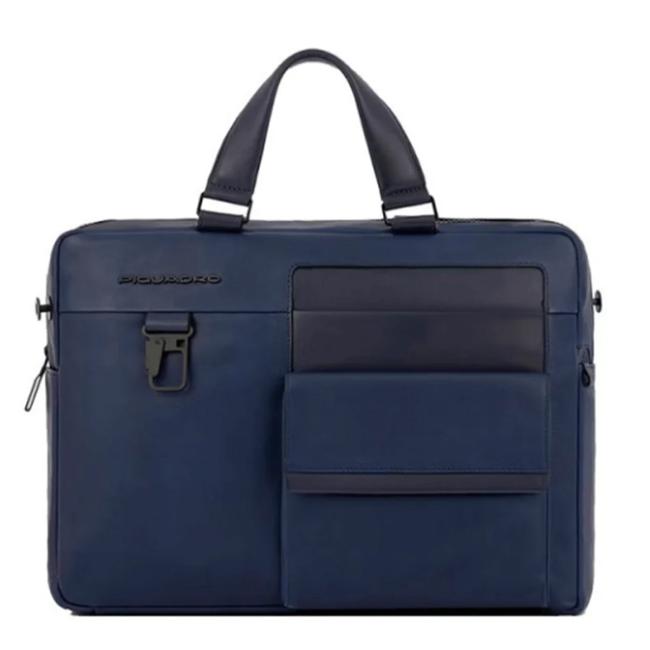 Piquadro Cartella Porta PC Finn 14.0 Blu - 1