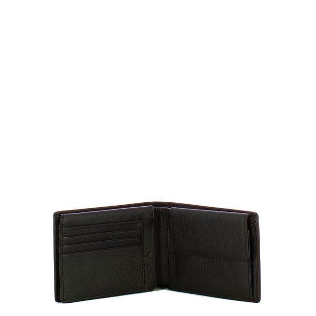 Piquadro Portafogli uomo con portamonete Nero - 3