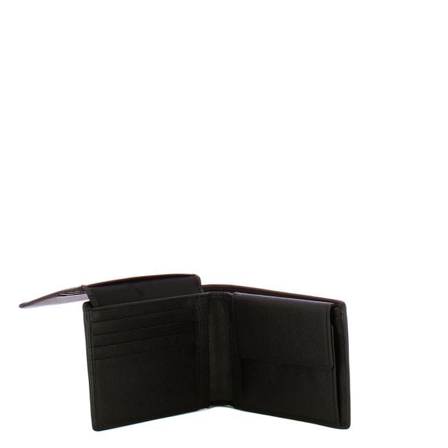 Piquadro Portafogli uomo con portamonete Nero - 4