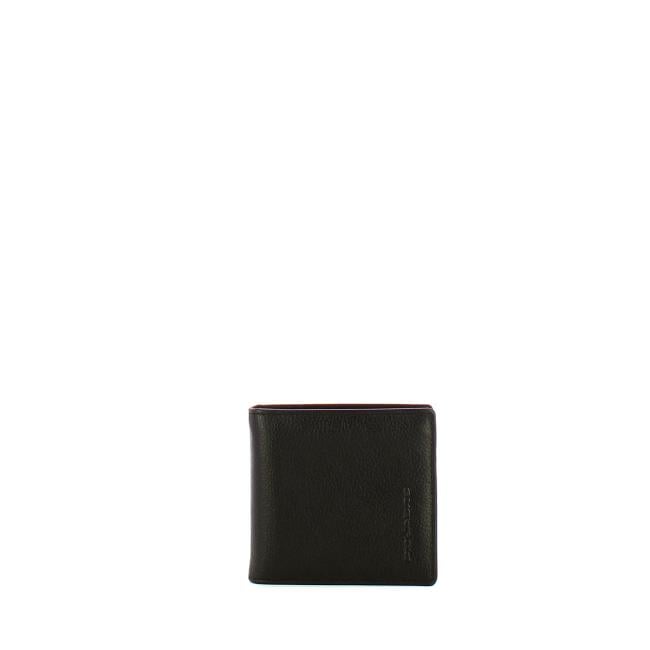 Piquadro Portafoglio con molla in pelle Nero - 1
