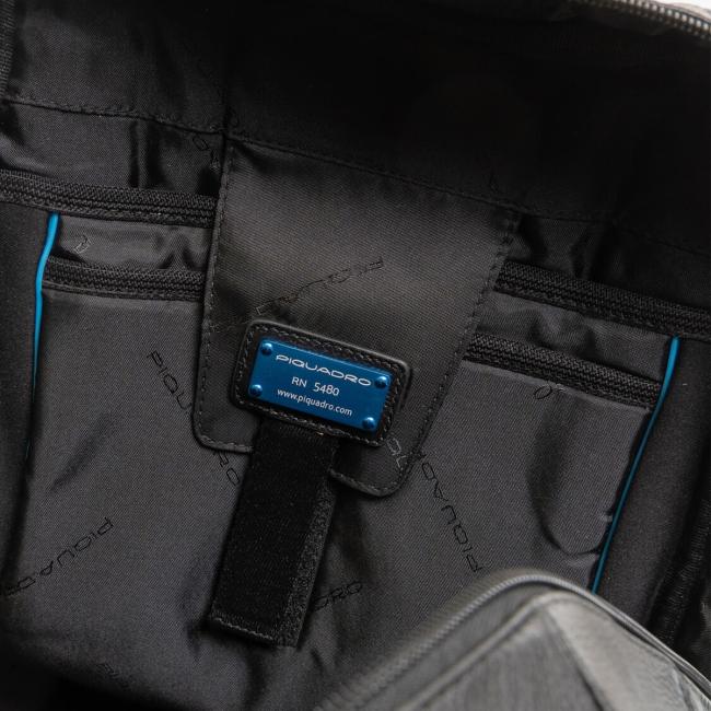 Piquadro Zaino Porta PC in pelle 14.0 Nero - 5