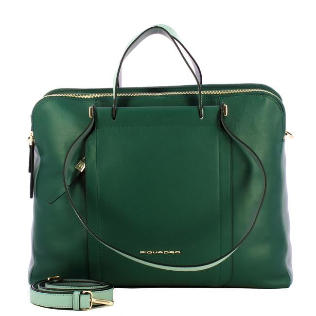 Piquadro Circle 15" Ottanio Avio Laptop Briefcase - 4