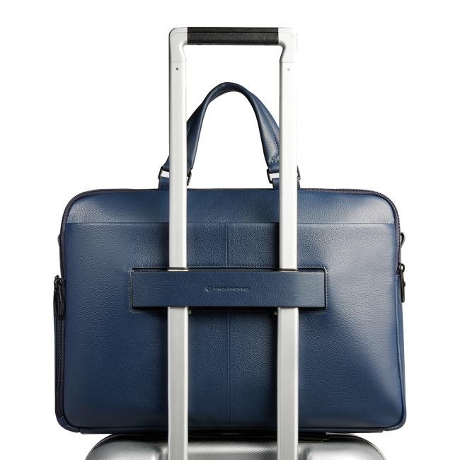 Piquadro Cartella Russel Porta PC 15.6 Blu - 3
