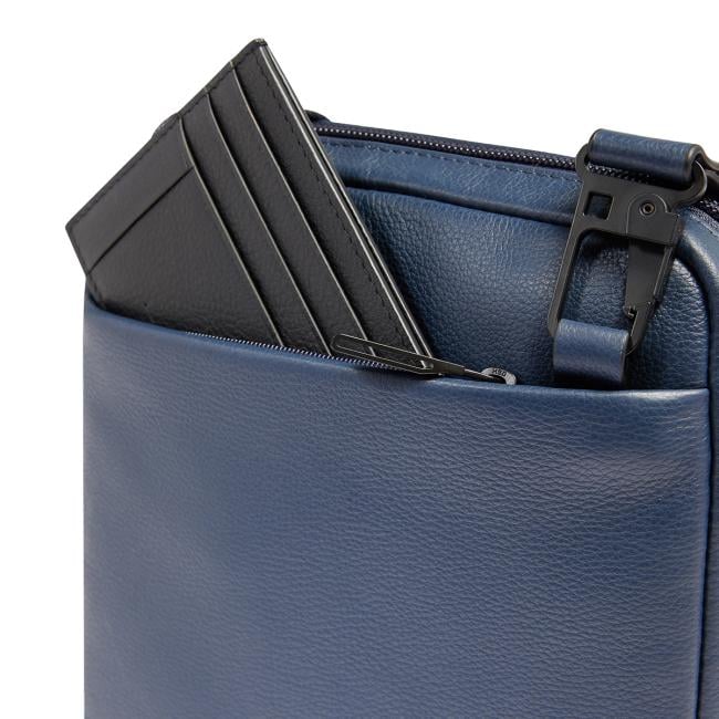 Piquadro Borsello Russel Porta Mini Tablet Blu - 5