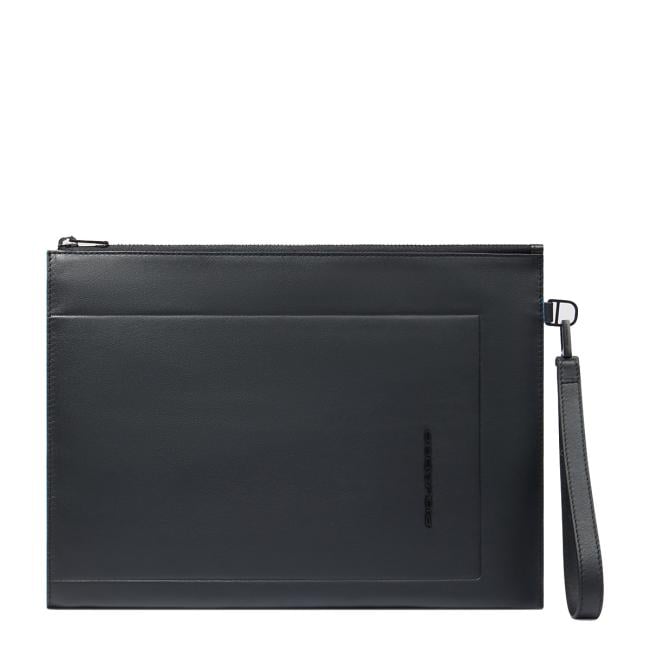 Piquadro Pochette Blue Square Nero - 1