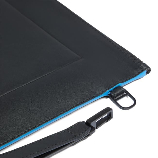 Piquadro Pochette Blue Square Nero - 4