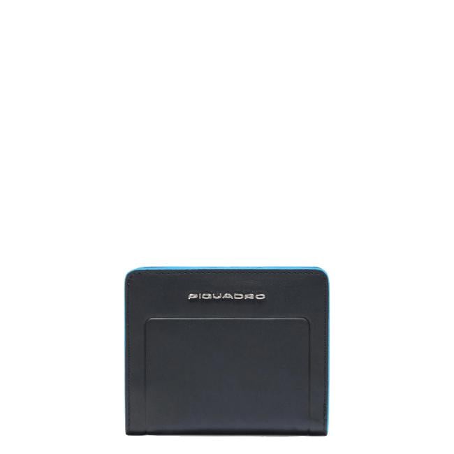 Piquadro Portafoglio Piccolo Blue Square Nero - 1
