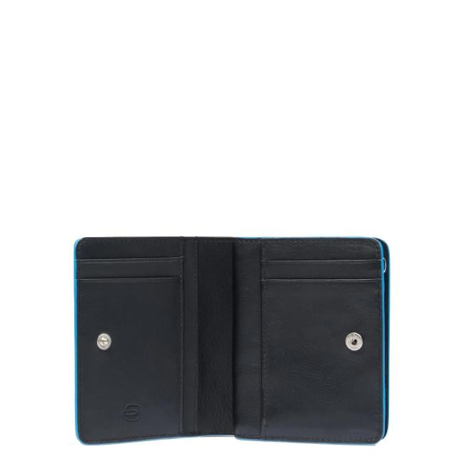 Piquadro Portafoglio Piccolo Blue Square Nero - 3