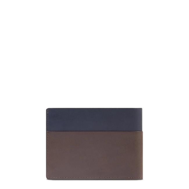 Piquadro Portafoglio RFID con portamonete Harper Blu Testa di Moro - 2
