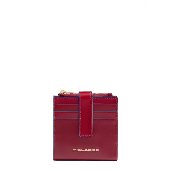 Piquadro Portacarte donna Blue Square Rosso - 1