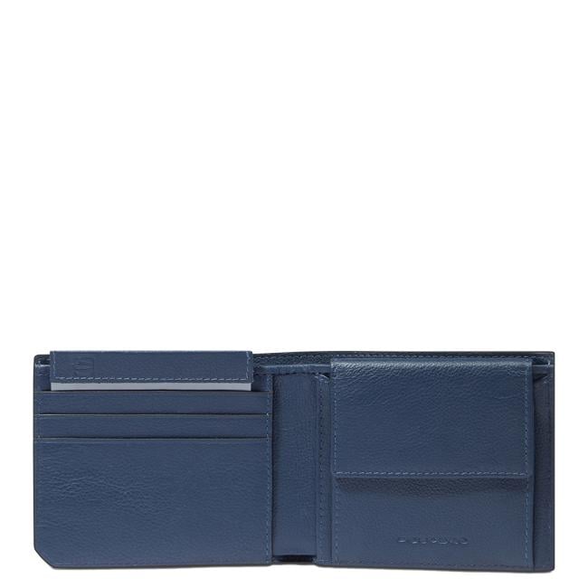Piquadro Portafoglio con porta ID RFID Russel Blu - 3