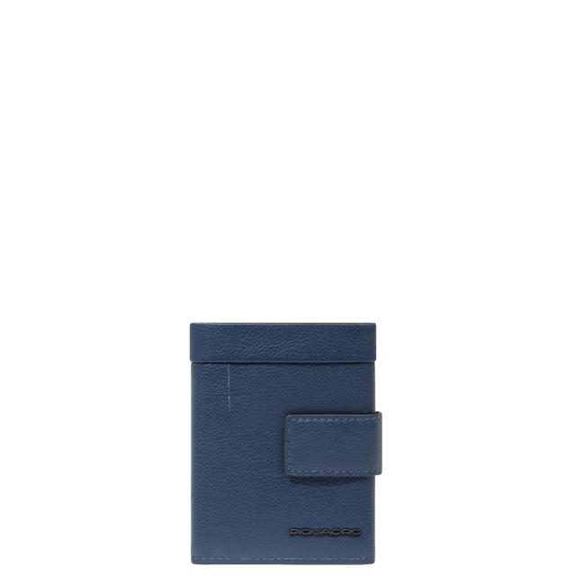 Piquadro Portafoglio Verticale RFID Russel Blu - 1