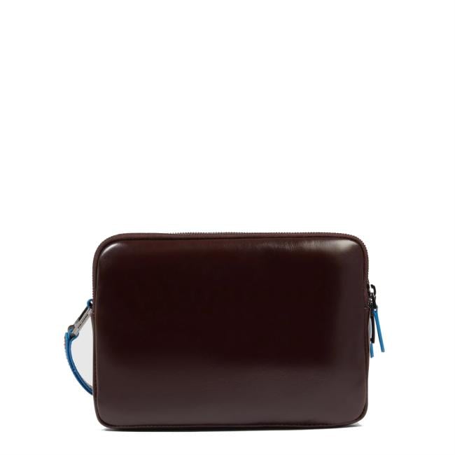 Piquadro Pochette con chiusura con impronta digitale Blue Square Mogano - 3