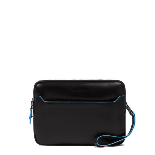 Piquadro Pochette con chiusura con impronta digitale Blue Square Nero - 1