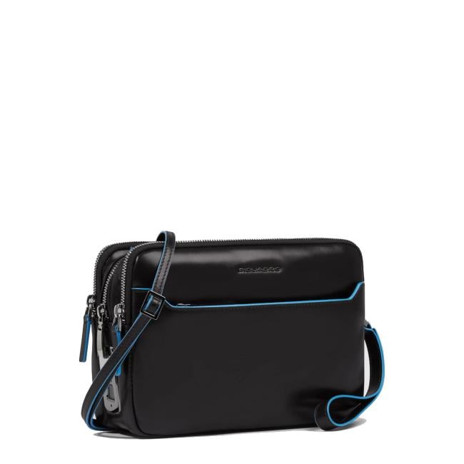 Piquadro Pochette con chiusura con impronta digitale Blue Square Nero - 2