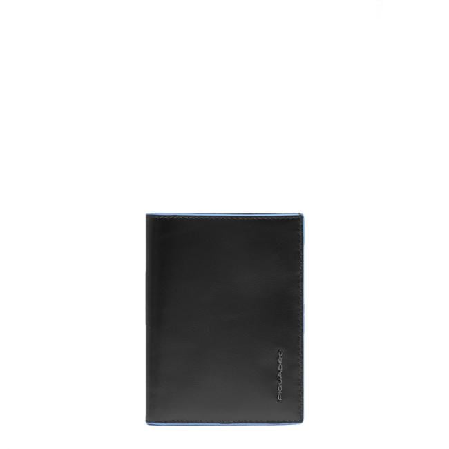 Piquadro Portafoglio uomo verticale Blue Square Nero - 1