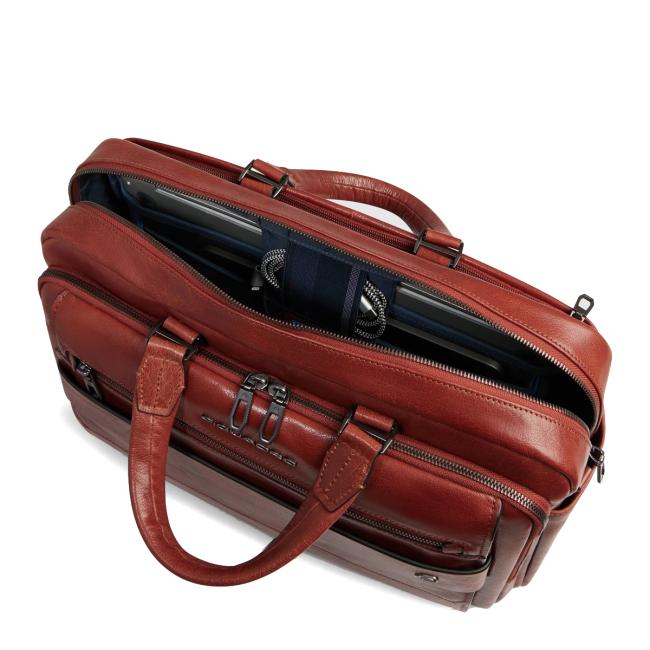 Piquadro Cartella Porta PC Solm 15.6" Cuoio - 7