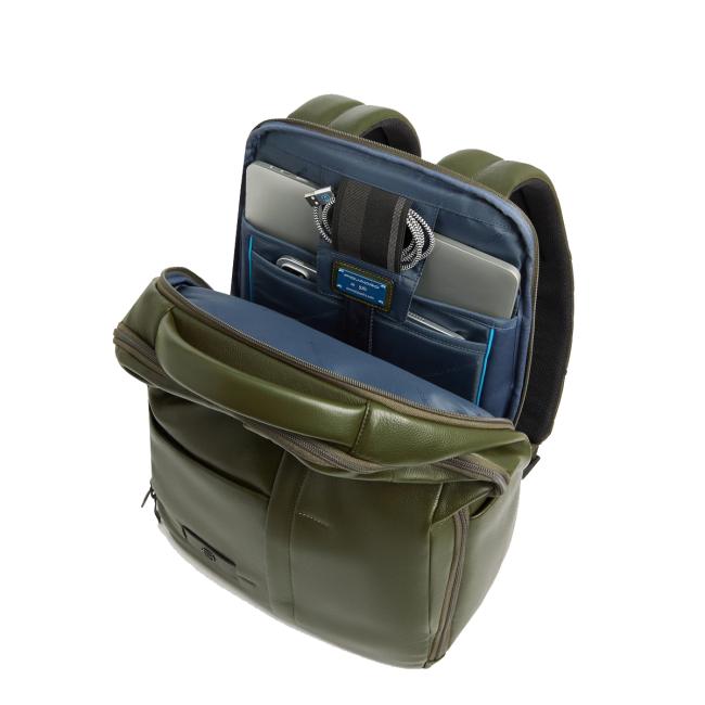 Piquadro Zaino Russel Porta PC 13.0 Verde - 6