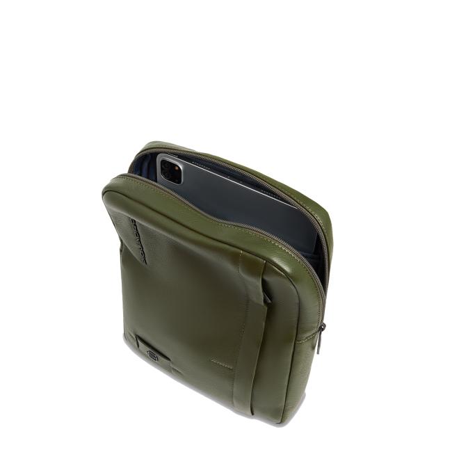 Piquadro Borsello Russel Porta Tablet Verde - 7