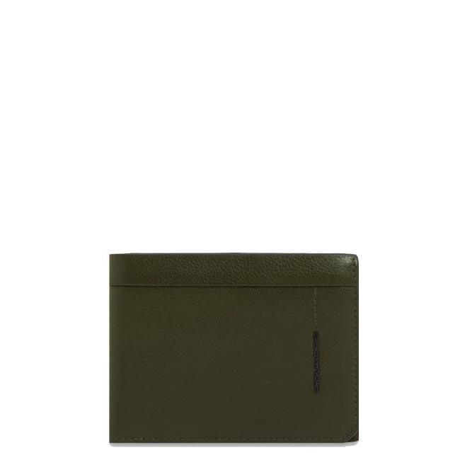 Piquadro Portafoglio con portamonete RFID Russel Verde - 1