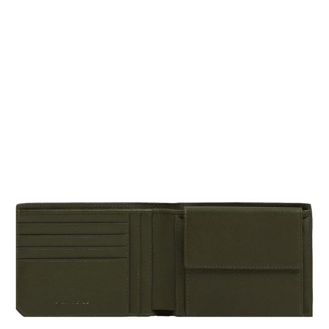 Piquadro Portafoglio con portamonete RFID Russel Verde - 3