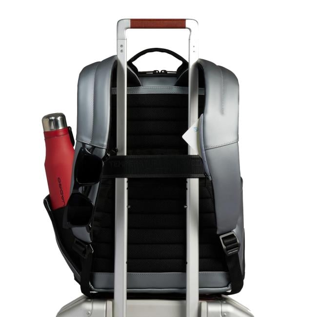 Piquadro Zaino Porta PC Corner 2.0 14" Metallizzato Grigio - 3