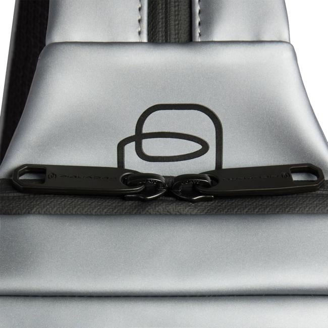 Piquadro Monospalla Corner 2.0 Metallizzato Grigio - 5