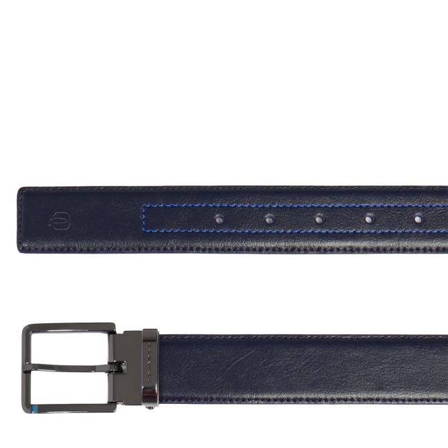 Piquadro Cintura in pelle 35 mm Blue Square Blu2 - 2