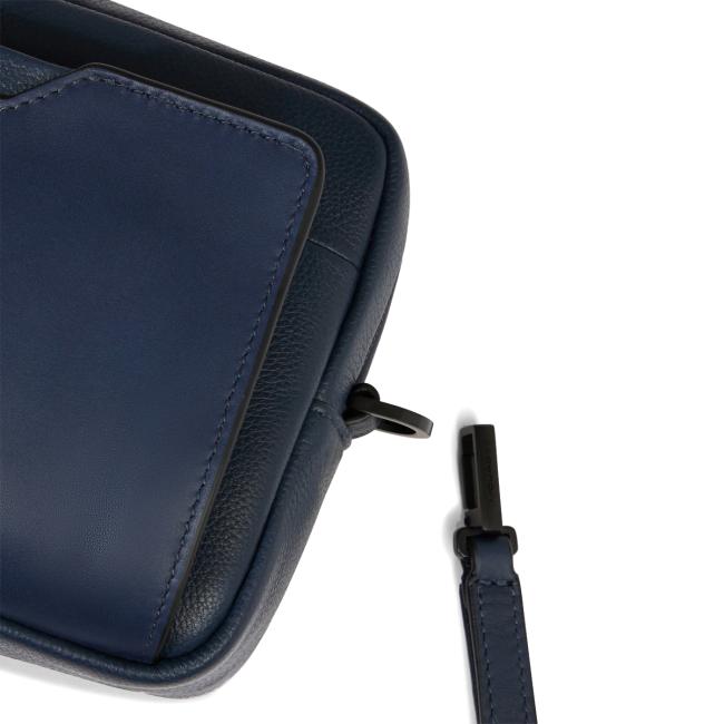 Piquadro Pochette Uomo Ael Blu - 4