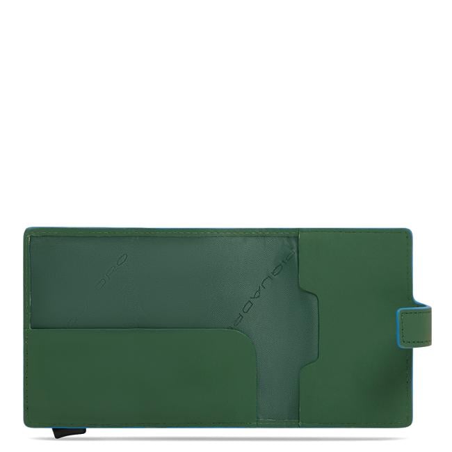 Piquadro Porta Carte Sliding System Atlas Verde2 - 4