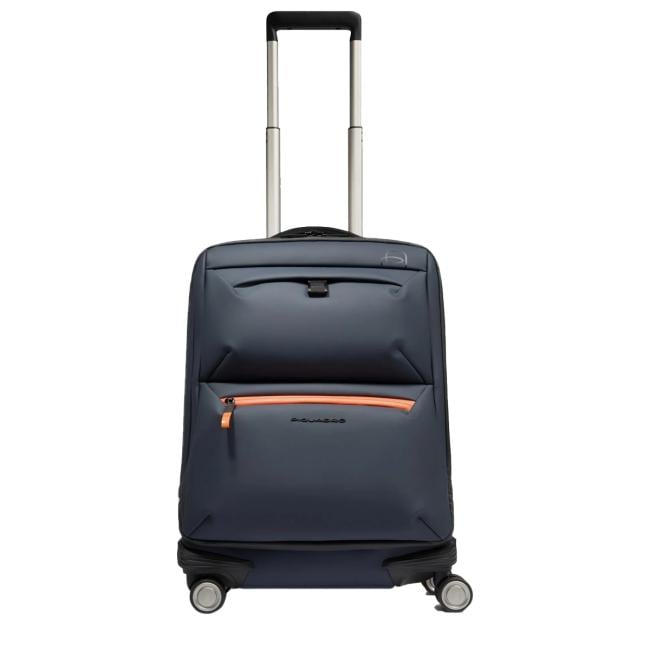 Piquadro Bagaglio a mano Trolley Cabina Slim Corner 55 cm Blu - 1